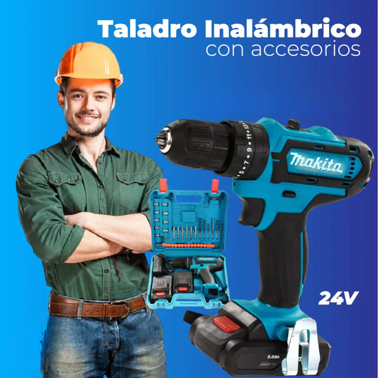 Dile Adiós a los Cables con el Taladro Inalámbrico Makita 24V