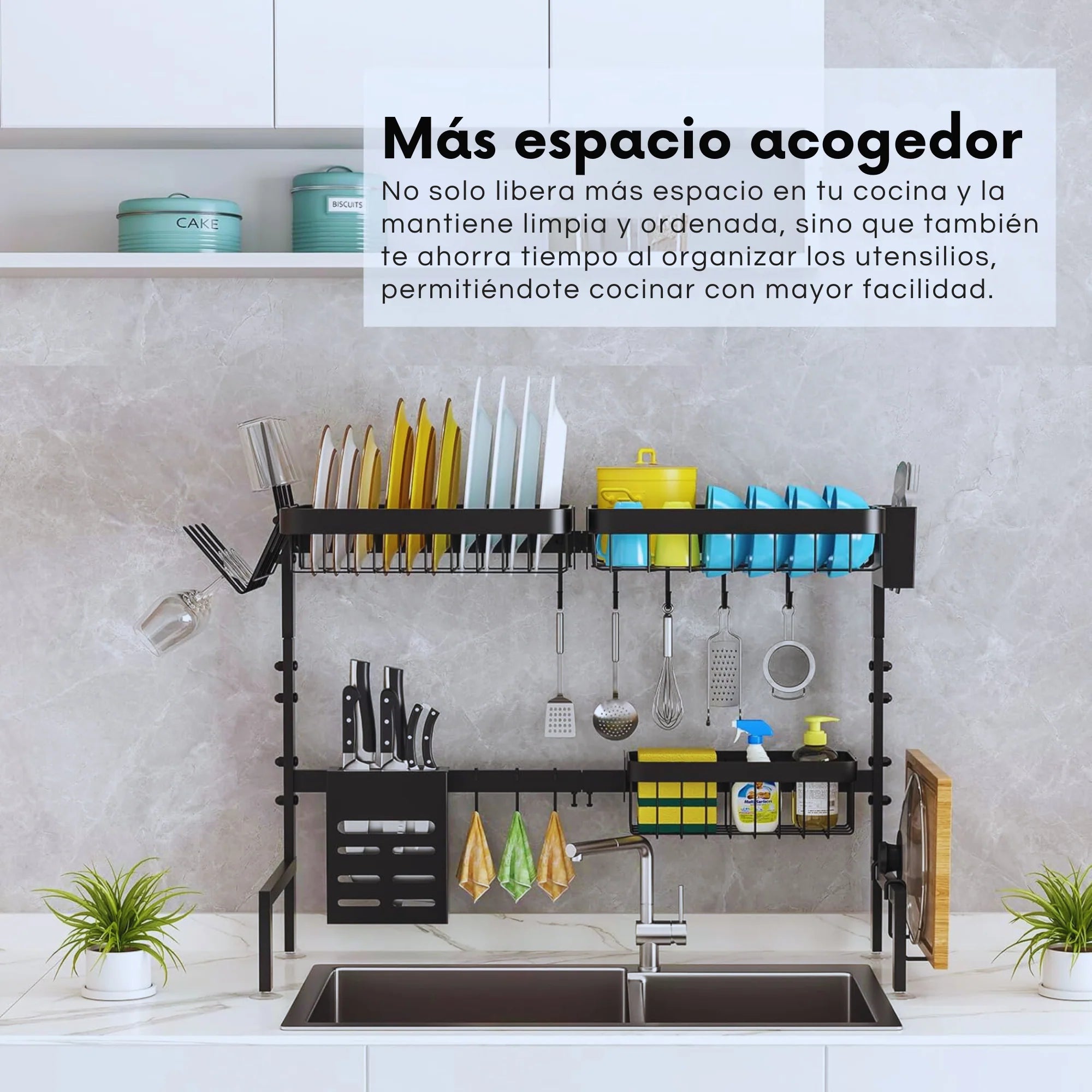 Organiza y Escurre tus Utensilios de Cocina en minutos⚡