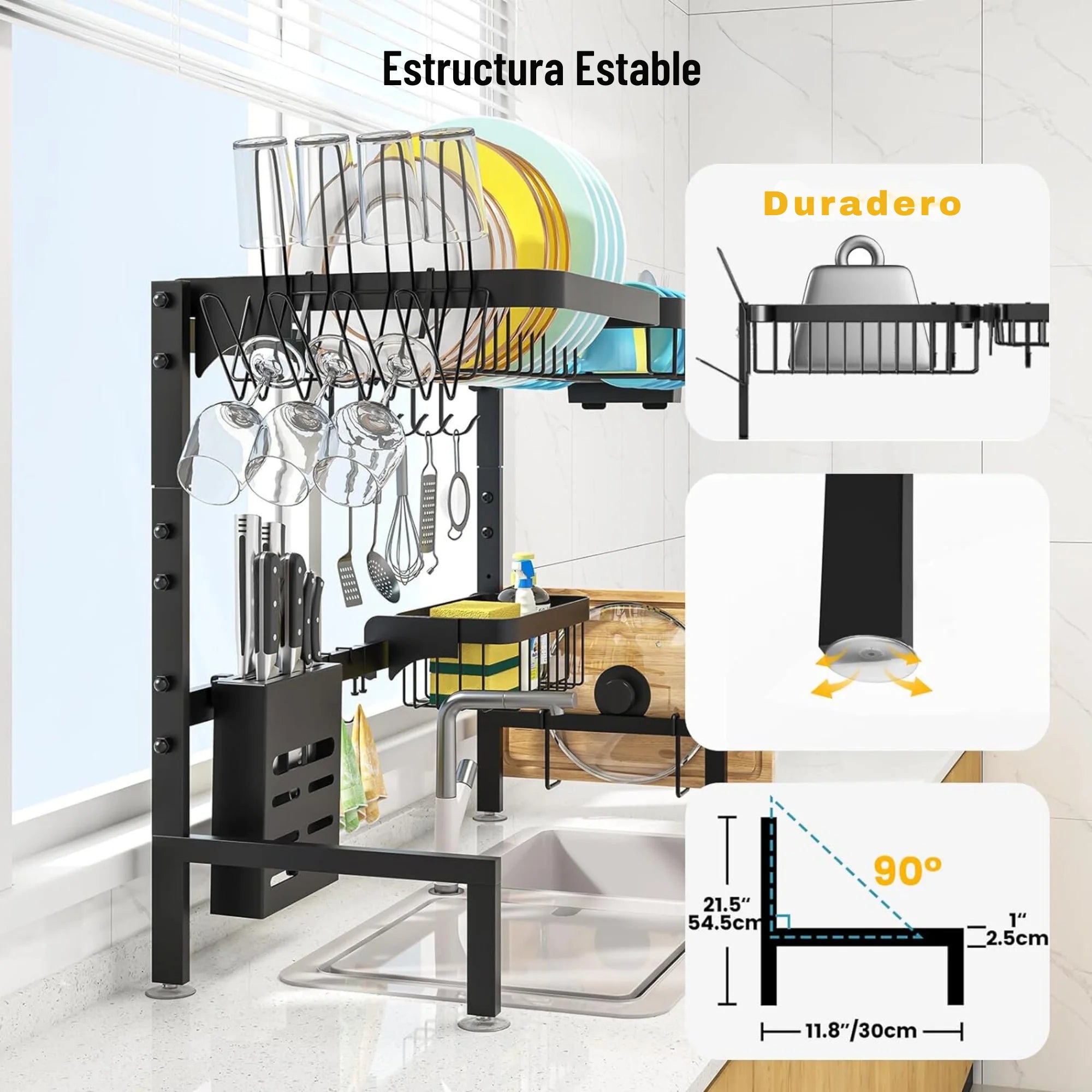 Organiza y Escurre tus Utensilios de Cocina en minutos⚡