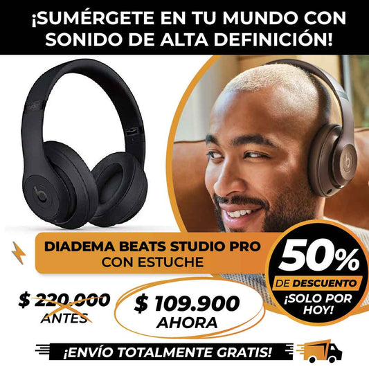 Diadema Beats Studio Pro: Calidad de Sonido Superior🎶