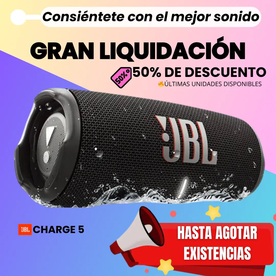 Parlante JBL Charge 5: Tú Música con la Mejor Calidad