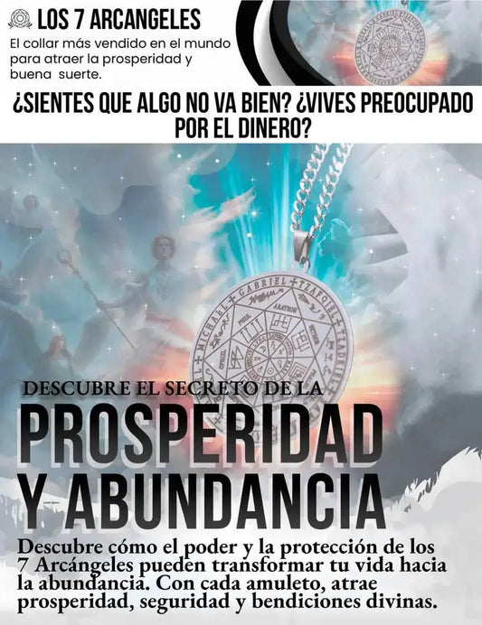 ✨Collar Protección 7 Arcángeles: Atrae La Prosperidad a Tu Vida✝️