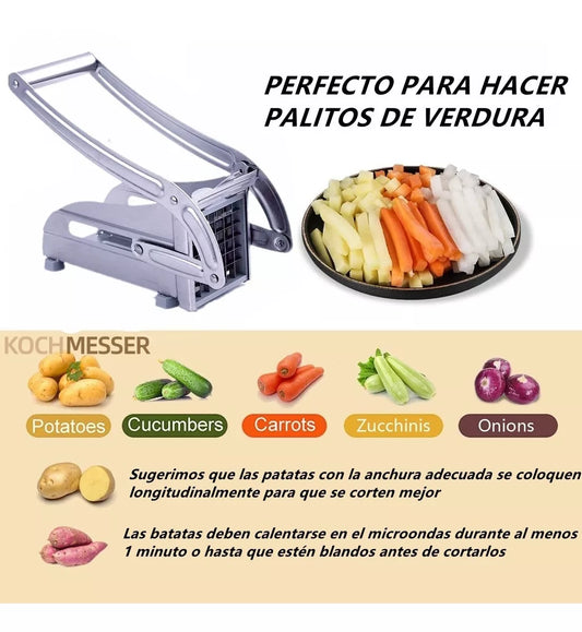 Cortador Papas, Frutas y Verduras: Prepara Comidas Increíbles