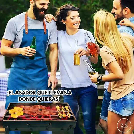 Disfruta de un Buen Asado en Cualquier Lugar: Asador BBQ Portátil🔥